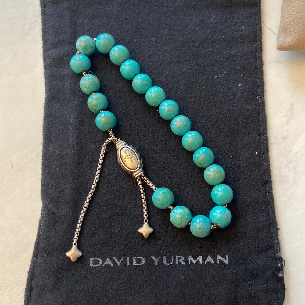 DAVID YURMAN Turquoise Spiritual Bead Bracelet